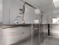 Preview: Retro Stainless Steel Food Trailer PSS5021 im US-Retro-Design mit Edelstahl